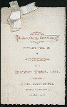 DINNER [held by] HUDSON COUNTY GRAND JURY [at] "HOTEL WASHINGTON, JERSEY CITY"