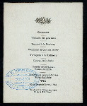 RECEPTION AND BALL [held by] MRS. BRADLEY MARTIN [at] "22 WEST 20TH ST. NEW YORK, NY" (PRIVATE HOME)