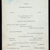 DINNER MENU [held by] MOUNTAIN PARK HOTEL [at] "HOT SPRINGS, N.C." (HOT;)