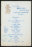 ANNUAL DINNER [held by] FIRST PANEL SHERIFF'S JURY [at] "DELMONICO'S, NEW YORK, NY" (HOT;)