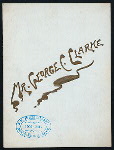 DINNER FOR BOND COMMITTEE AND OFFICERS OF THE COLONIAL CLUB [held by] THOMAS DIMOND [at] COLONIAL CLUB (PRIVATE CLUB)