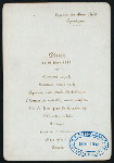 DINNER [held by] UNITED STATE LEGATION IN COPENHAGEN [at] [COPENHAGEN DENMARK?] (PRIVATE DINING ROOM)
