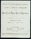 ANNUAL MEETING AND BANQUET [held by] BANK CLERKS' MUTUAL BENEFIT ASSOCIATION [at] "TROCADERO, [NEW YORK, NY?]" (REST?;)