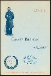 GENERAL] GRANT'S BIRTHDAY [held by] ? [at] WALDORF[NY] (HOTEL)