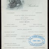 LUNCHEON [held by] PENNSYLVANIA RAILROAD [at] PA (RR DINING CAR;)