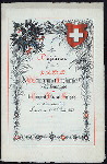 FOR THE CONSEIL FEDERAL SUISSE [held by] EMPEREUR & L'IMPERATRICE ALLEMAGNE [at] "LUCERNE,SWITZERLAND" (?)