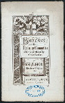 BANQUET [held by] LIBRARY COMMITTEE OF THE CORPORATION OF THE CITY OF LONDON [at] "THE ALBION, LONDON, ENGLAND" ([HOTEL?];)