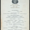 ALMUERZO [held by] FERROCARRIL PENSILVANIA [at] "EULALIA SPECIAL, NEW YORK A CHICAGO" (RR;)