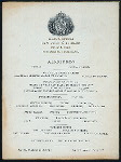 ALMUERZO [held by] FERROCARRIL PENSILVANIA [at] "EULALIA SPECIAL, NEW YORK A CHICAGO" (RR;)