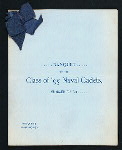 BANQUET [held by] CLASS OF '95 NAVAL CADETA [at] "WELCKER'S, WASHINGTON, D.C." (REST;)