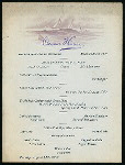 DINNER [held by] OCEAN HOUSE [at]  (HOTEL;)