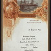 LUNCH?] [held by] HAMBURG-AMERIKANISCHE [SHIP COMPANY?] [at] AT SEA (SS;)
