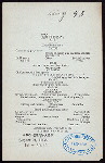 DINNER [held by] THE GERLAGH [at] 55 W.27 ST. [NY?] (HOTEL;)