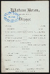 SUNDAY DINNER [held by] LAWRENCE R. KERR [at] "WATSON HOUSE,BABLON, L.I. NY" (HOTEL;)