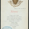 MENU [held by] HOLZWARTH HOTEL CONTINENTAL [at] "BUDAPEST, HUNGARY" (HOT;)