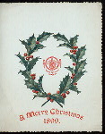 CHRISTMAS DINNER [held by] VENDOME HOTEL [at] NY (HOTEL;)