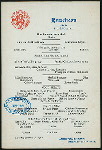LUNCHEON [held by] BROADWAY CENTRAL HOTEL [at] "NEW YORK, NY" (HOTEL;)