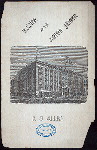 DINNER [held by] ASTOR HOUSE [at] "NEW YORK, NY" (HOTEL;)