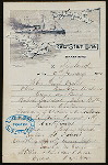 DINNER [held by] RED STAR LINE [at] EN ROUTE ABOARD SS FRIESLAND (SS;)