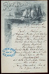 BREAKFAST [held by] RED STAR LINE SS FRIESLAND [at] ENROUTE (SS)