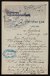 DINNER [held by] RED STAR LINE - S.S.FRIESLAND [at] ENROUTE (SS)