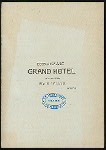 BREAKFAST [held by] GRAND HOTEL [at] ? (HOTEL;)