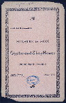 BILL OF FARE [held by] SILSBE & SON OYSTER & CHOP HOUSE [at] 203-5 SIXTH AVE. NY (REST;)