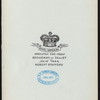BREAKFAST [held by] IMPERIAL HOTEL [at] B'WAY & 32 ST.NY (HOTEL)