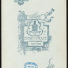 DINNER [held by] EVERETT HOUSE [at] "UNION SQUARE, NEW YORK, NY" (HOTEL [?];)