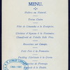 DINNER [held by] GRAND HOTEL [at] MELBOURNE [AUSTRALIA?] (HOTEL;)