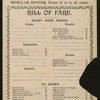 BILL OF FARE [held by] PIONEER RESTAURANT [at] "NEW YORK, NY" (REST)