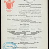 DINNER FROM 6 TO 8 [held by] PARK AVENUE HOTEL [at] NY (HOTEL;)