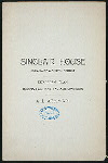 BREAKFAST; [held by] SINCLAIR HOUSE; [at] "BROADWAY & EIGHTH STREET, [NEW YORK, NY];" (HOTEL;)
