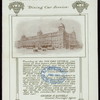 BREAKFAST [held by] NEW YORK CENTRAL & HUDSON RIVER R.R. DINING CAR SERVICE [at] EN ROUTE (RR;)