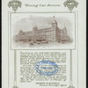 LUNCHEON [held by] NEW YORK CENTRAL & HUDSON RIVER R.R. DINING CAR SERVICE [at] EN ROUTE (RR;)