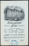 DINNER [held by] BROADWAY CENTRAL HOTEL [at] "NEW YORK, NY" (HOTEL;)