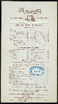 DAILY MENU [held by] DENNETT'S [at] "25 PARK ROW, [NY]" (REST;)