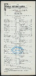 LUNCH [held by] FALL RIVER LINE [at] STEAMER PILGRIM (SS;)