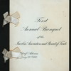 FIRST ANNUAL BANQUET [held by] JEWELERS ASSOCIATION AND BOARD OF TRADE [at] "WALDORF-ASTORIA, [NY]" (HOTEL;)