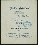 DINNER [held by] HOTEL AMERICA [at] "IRVING PLACE AND 15TH STREET, NEW YORK, NY" (HOTEL)