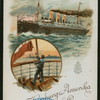DINNER [held by] HAMBURG-AMERIKA LINIE [at] SS AUGUSTE VICTORIA (SS;)