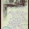 BREAKFAST [held by] RED STAR LINE [at] SS FRIESLAND (SS;)