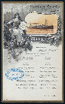 LUNCH MENU [held by] HAMBURG-AMERIKA LINIE [at] "SHNELLDAMPFER ""AUGUSTE VICTORIA""" (SS;)