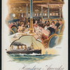 DINNER MENU [held by] HAMBURG-AMERIKA LINIE [at] "SCHNELLDAMPFER: ""AUGUSTE VICTORIA""" (SS;)