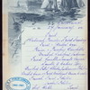 BREAKFAST MENU [held by] RED STAR LINE [at] "S.S. ""FRIESLAND""" (SS;)