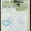 DINNER MENU [held by] RED STAR LINE [at] "SS: ""FRIESLAND""" (SS;)