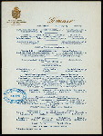 DINNER MENU [held by] MARIE ANTOINETTE HOTEL [at] "NEW YORK, NY" (HOTEL;)