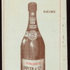 DINNER [held by] CIE TRANSATLANTIQUE [at] SS LA CHAMPAGNE (SS;)