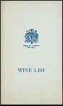 WINE LIST [held by] HOTEL ST. ANDREW [at] "NEW YORK, NY" (HOTEL;)
