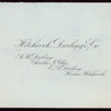 DINNER [held by] FIFTH AVENUE HOTEL [at] "MADISON SQUARE, NEW YORK, [NY]" (HOTEL;)